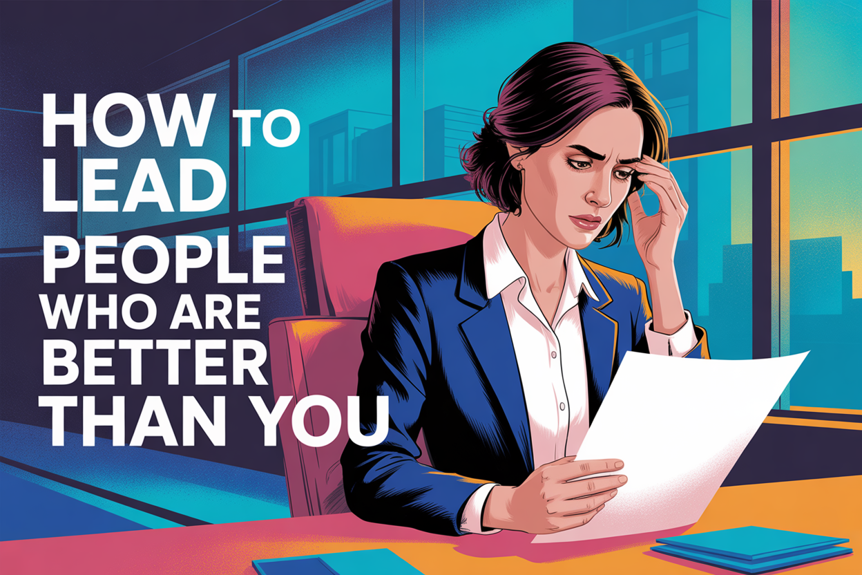 How to lead people who are better than you