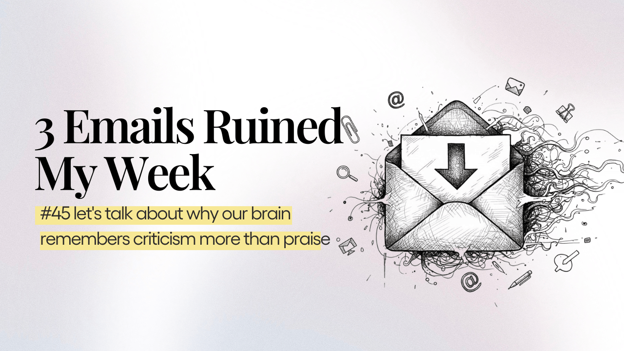 3 emails ruined my week