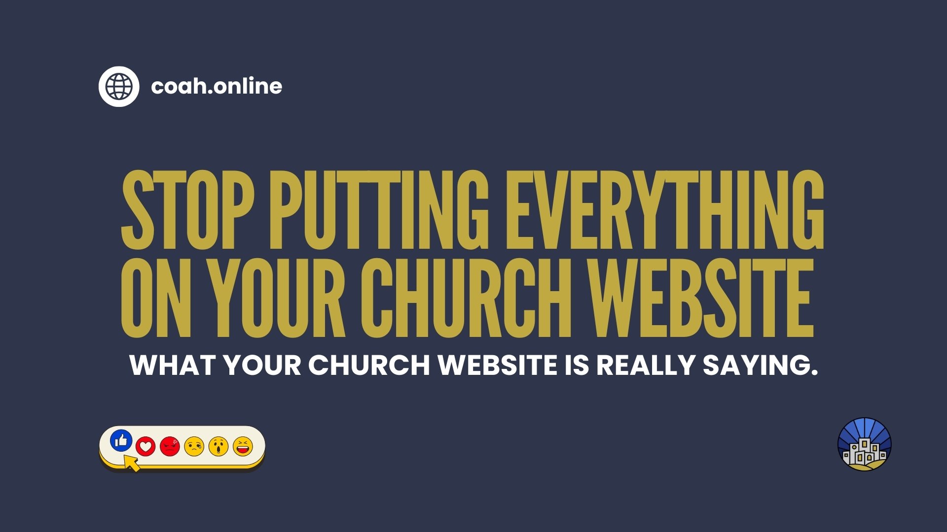 What Actually Belongs on Your Church Website in 2026
