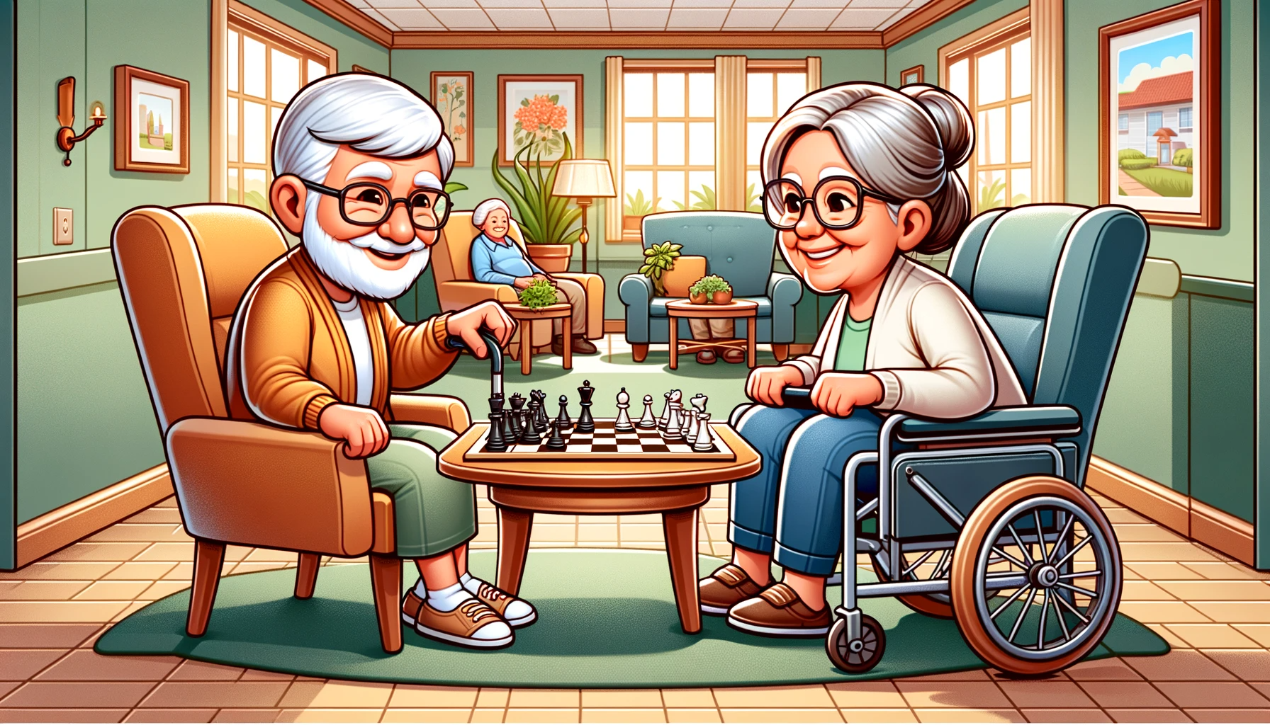 Checkmate and Watercolors: James’ New Chapter in Assisted Living