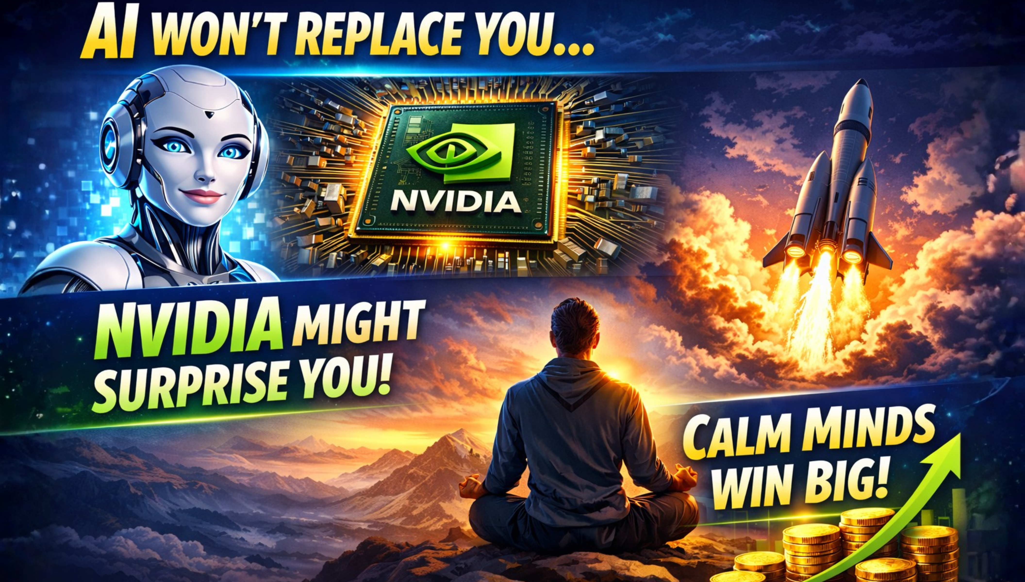 AI Won’t Replace You, Nvidia Might Surprise You And Calm Minds Win Big