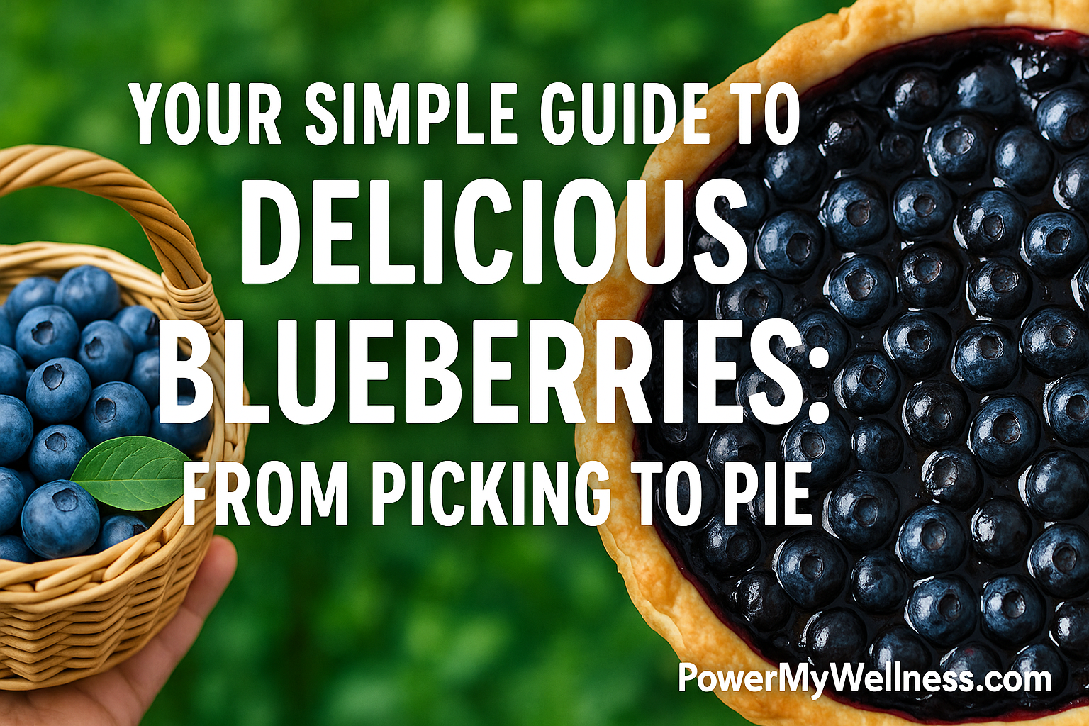 Your Simple Guide to Delicious Blueberries: From Picking to Pie + Mind Maps