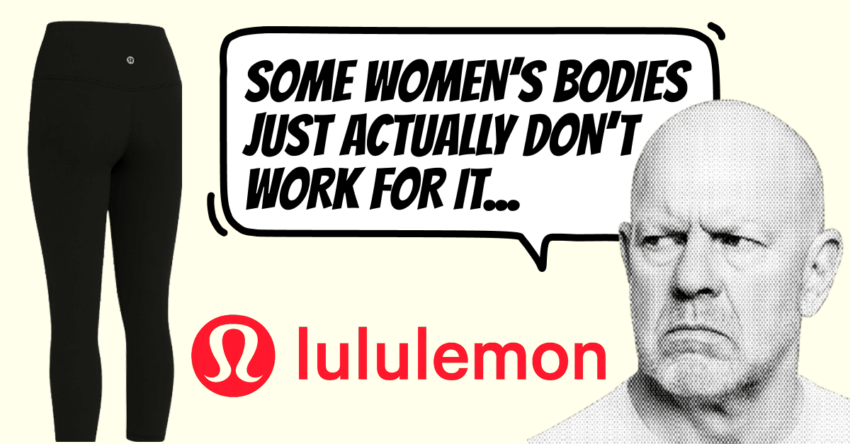 Lululemon founder forgets who wears the pants