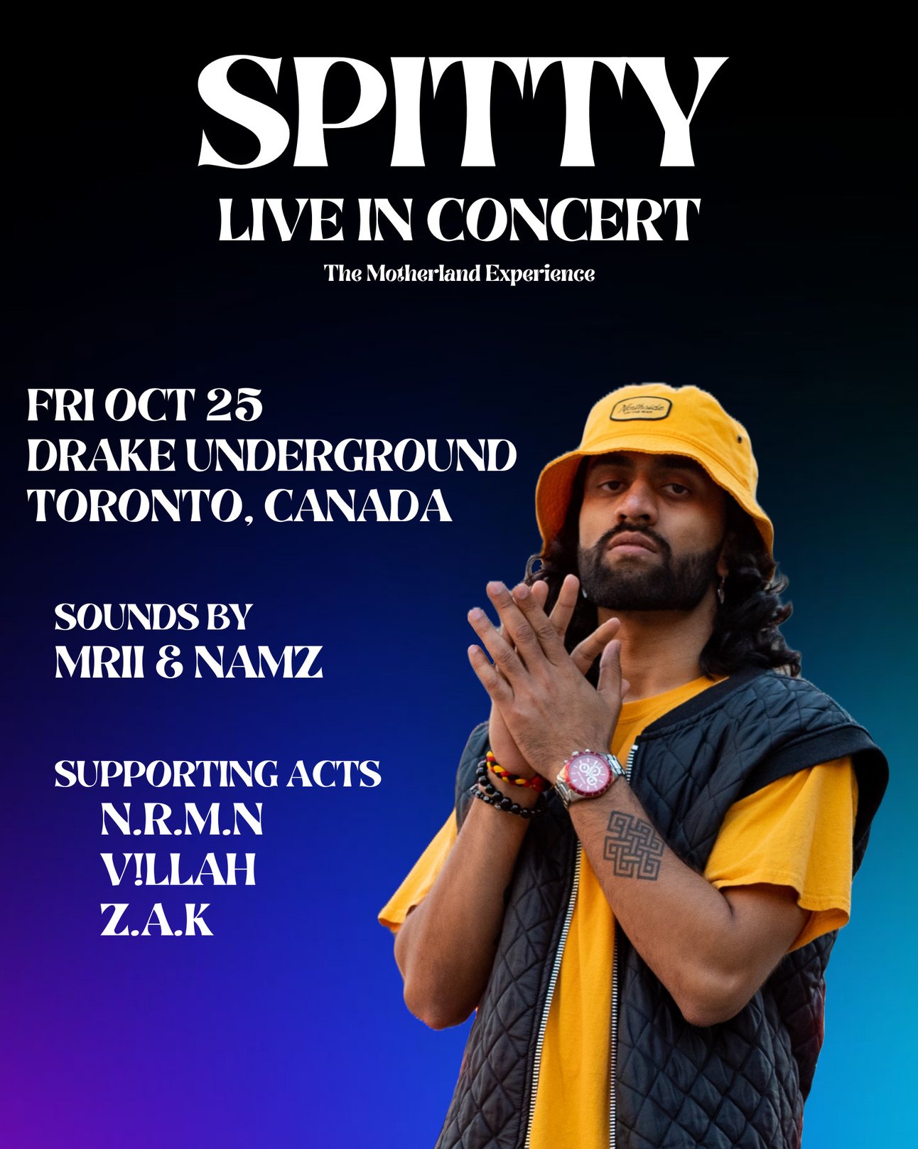 Spitty Invites You To His Biggest Headline Show Yet