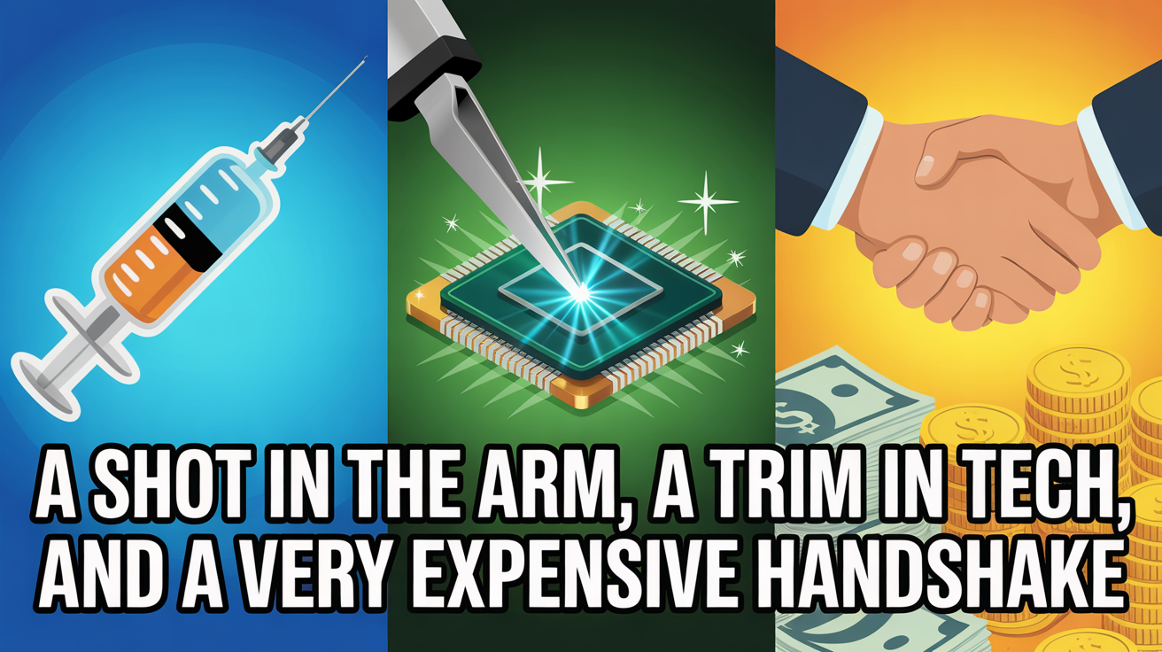 A Shot In The Arm, A Trim In Tech, and A Very Expensive Handshake