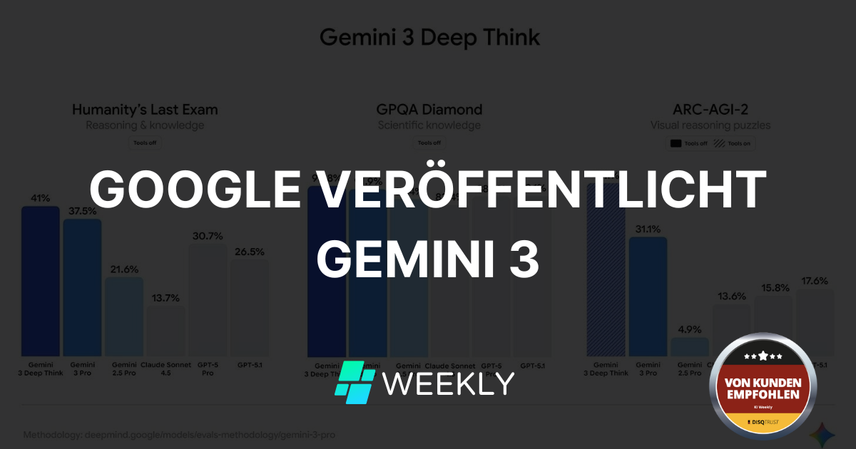 🏆 Google veröffentlicht Gemini 3