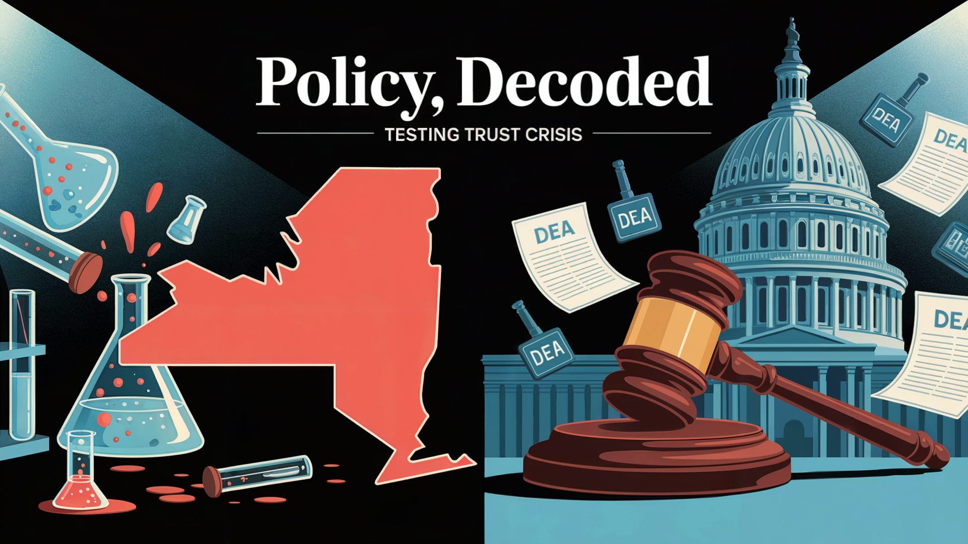 🔬 NY testing lab vanishes after recall scandal + Senate advances Trump's DEA pick