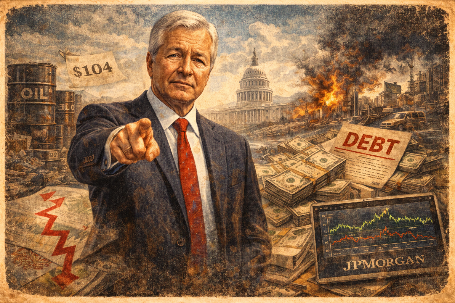 IEA Demand Drop | Dimon Flags Risks | United Eyes American