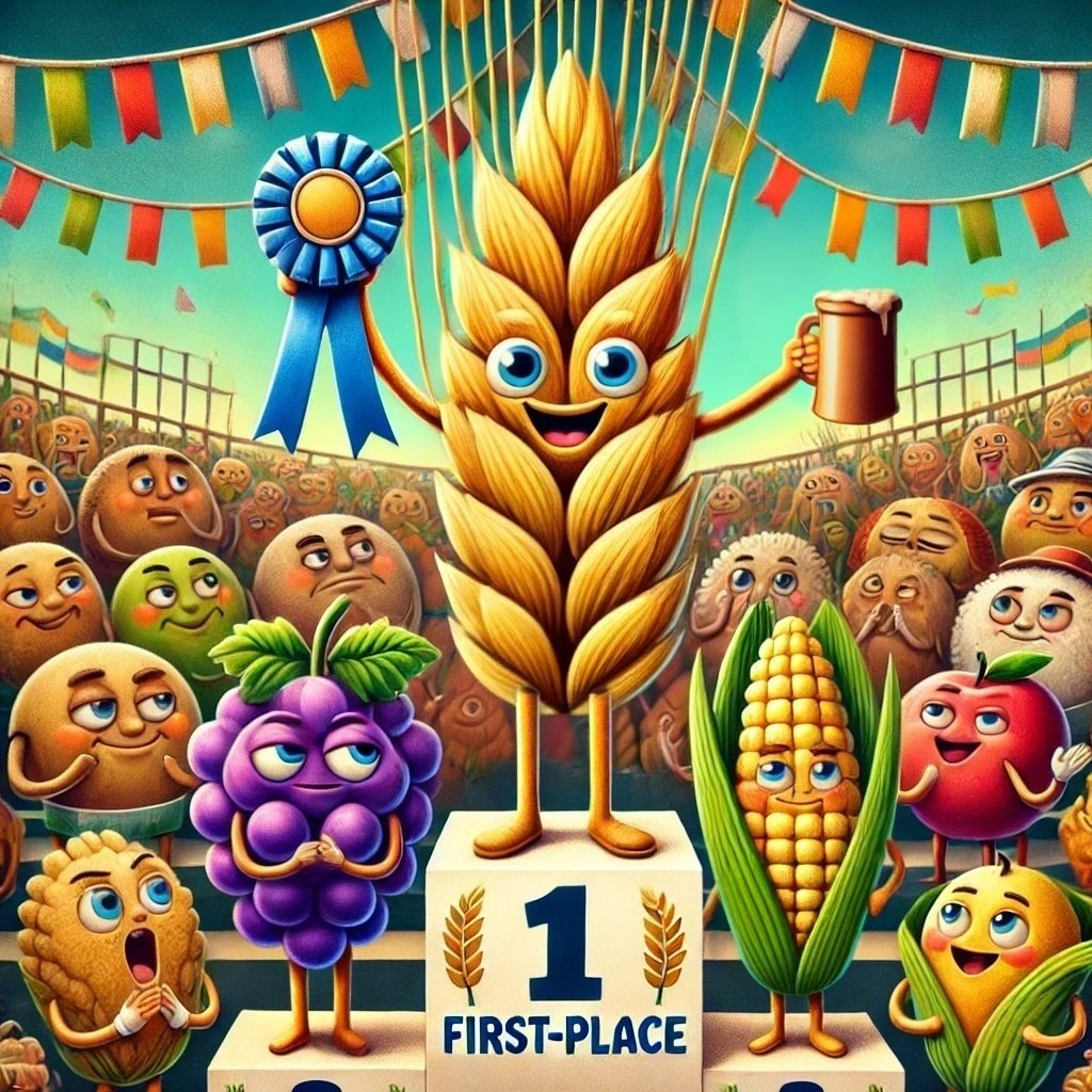 Barley is the basis of the best beers