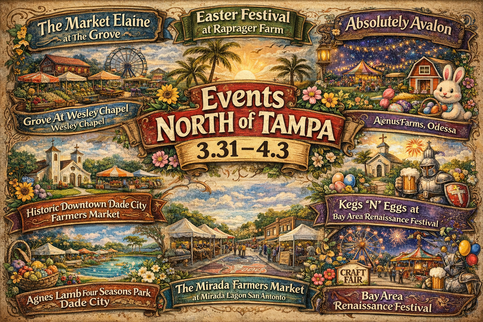 🎉 North Tampa Buzz Events 3.31 - 4.3