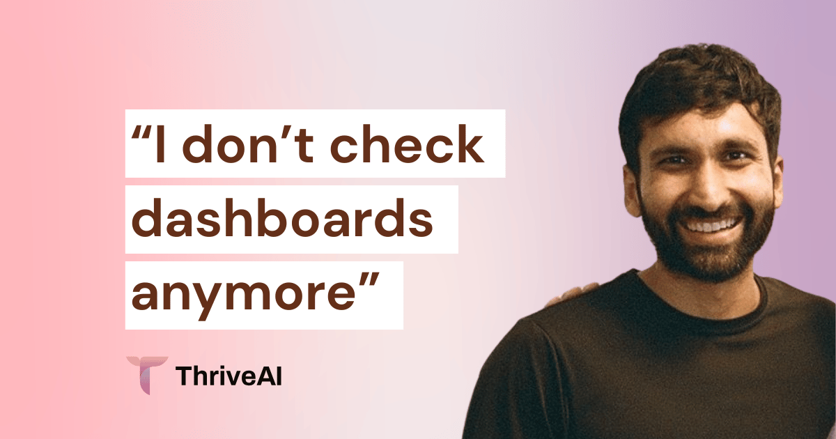 I don't check dashboards anymore