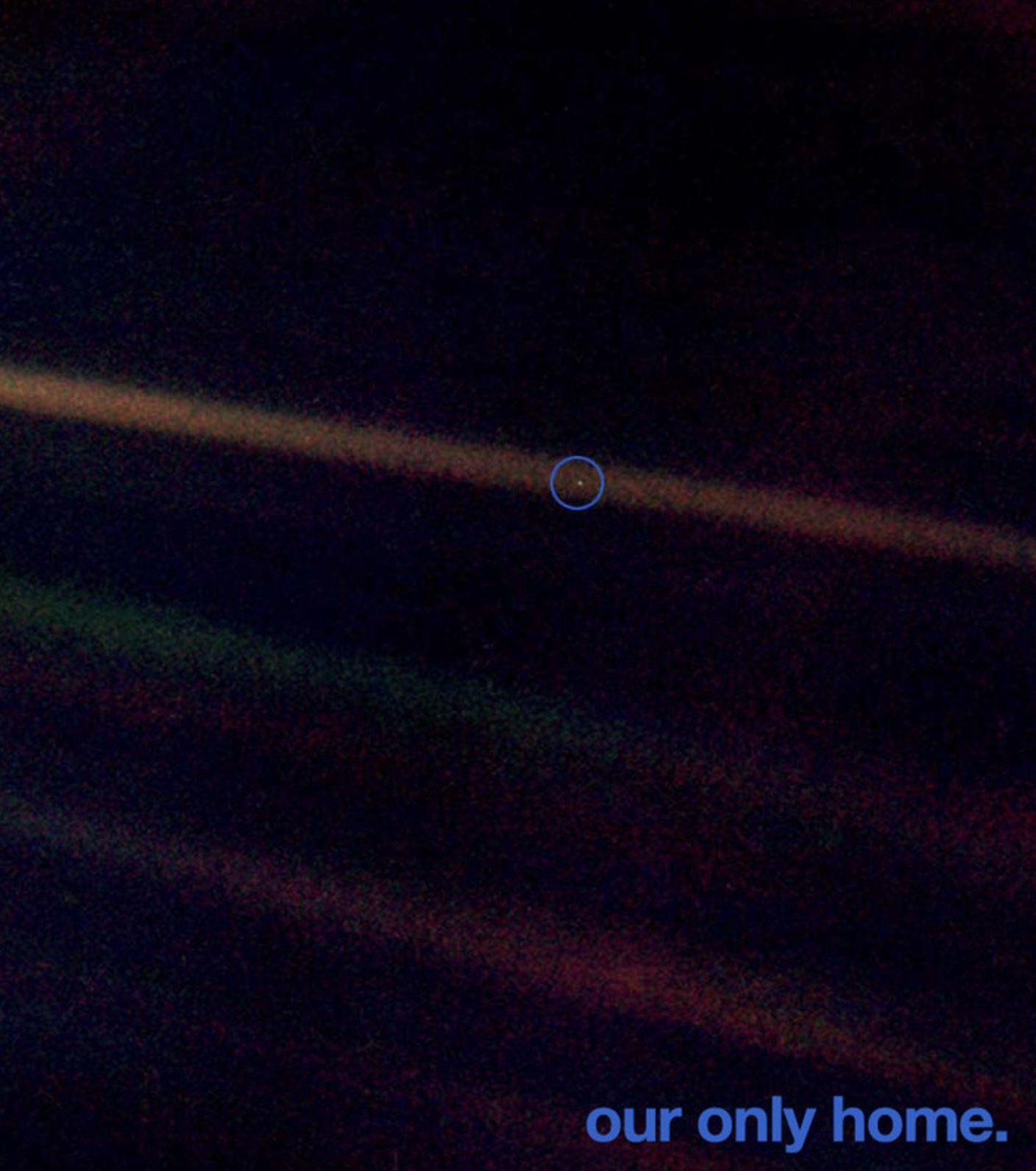 The Pale Blue Dot, Our Only Home