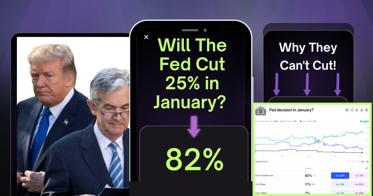 Is The Fed Trapped? Will The Fed Cut 25% in January? 