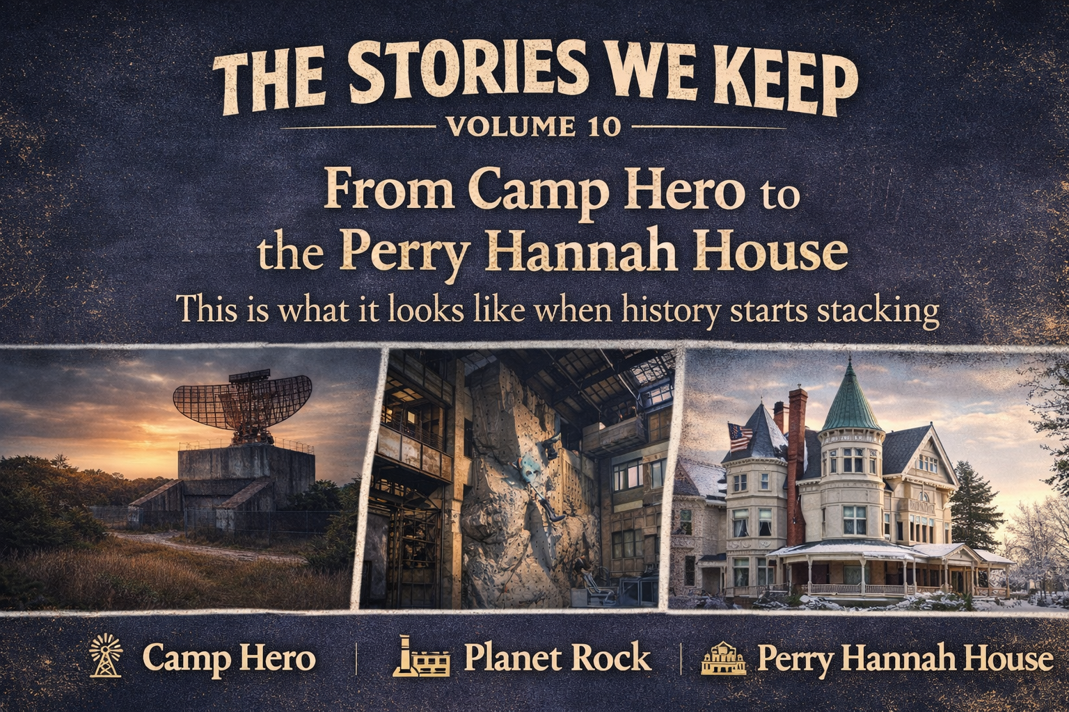 From Camp Hero to the Perry Hannah House