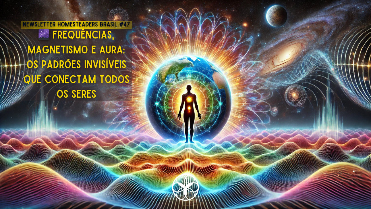 Homesteaders Brasil #47 | 🌌 Frequências, Magnetismo e Aura: Os Padrões Invisíveis que Conectam Todos os Seres