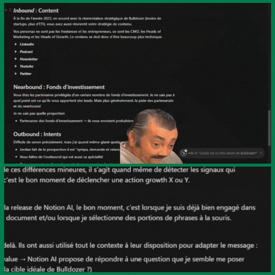 Signaux d’intents : le cas Notion AI