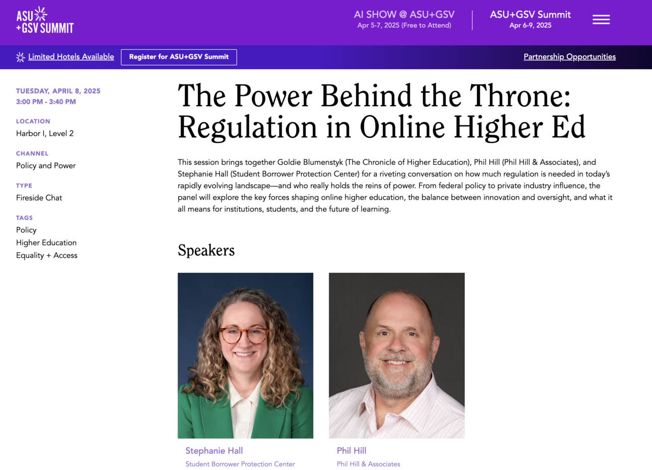 Halfway Updates from ASU+GSV