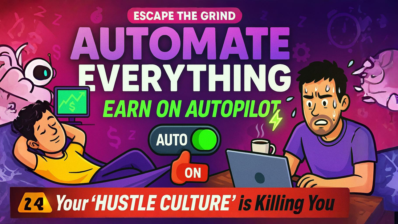 Automate Everything, Earn on autopilot (Your ‘HUSTLE CULTURE’ is Killing You)