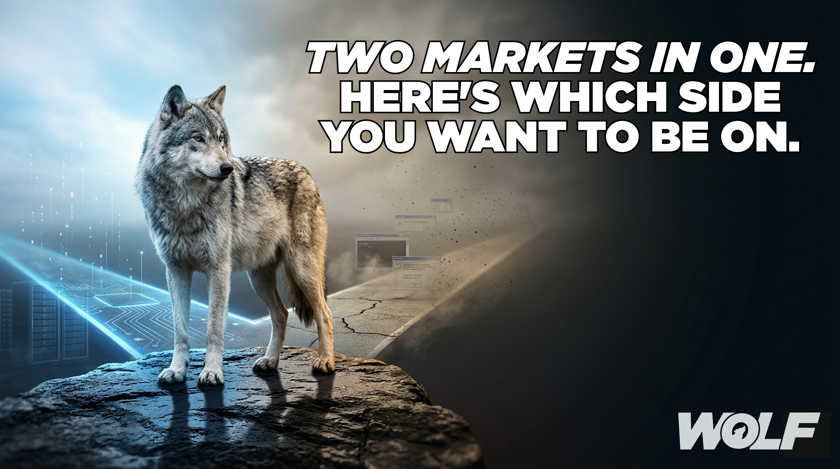 🐺 Two Markets in One. Here's Which Side You Want to Be On.