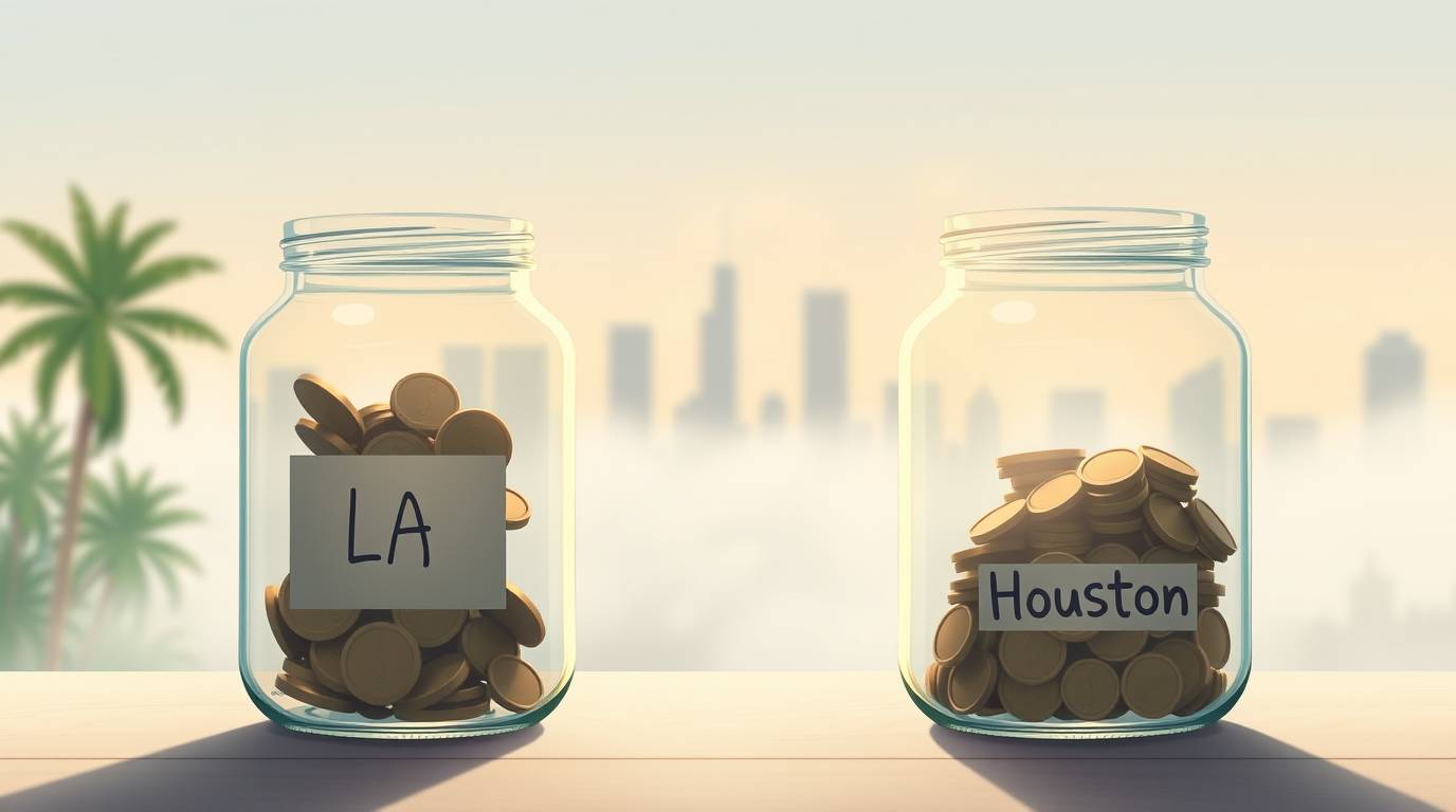 LA vs Houston Nurse Pay After Rent And Taxes