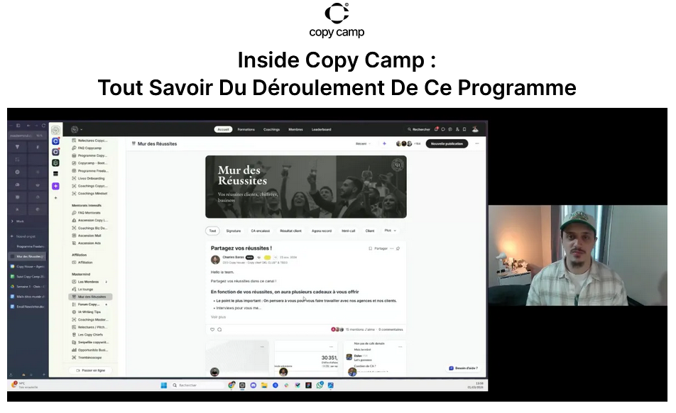 (vidéo inside) : Les coulisses du Copy camp