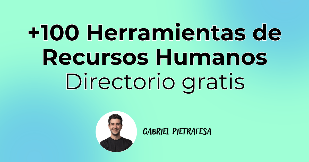 +100 herramientas para Recursos Humanos