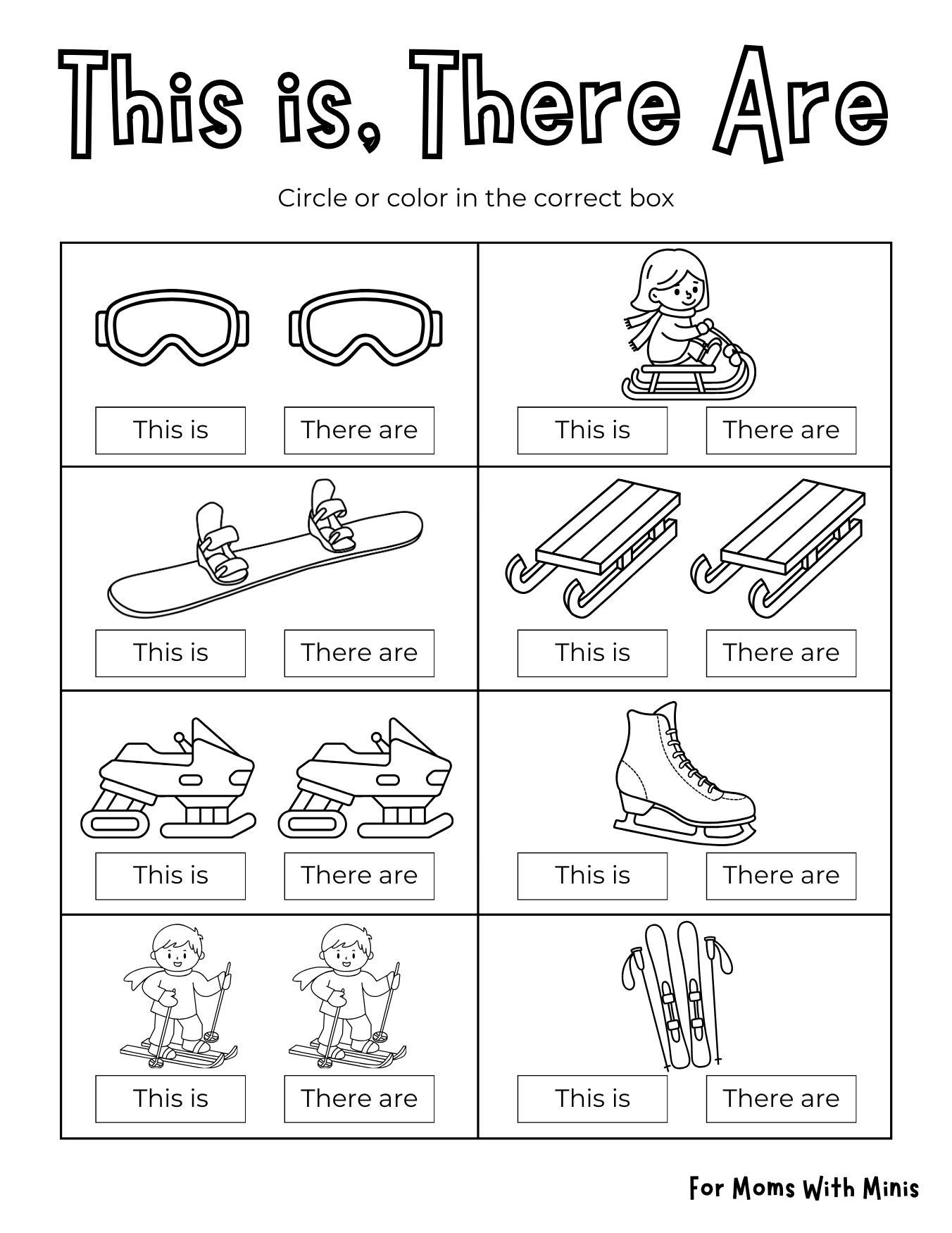 Winter Sports This is vs There are