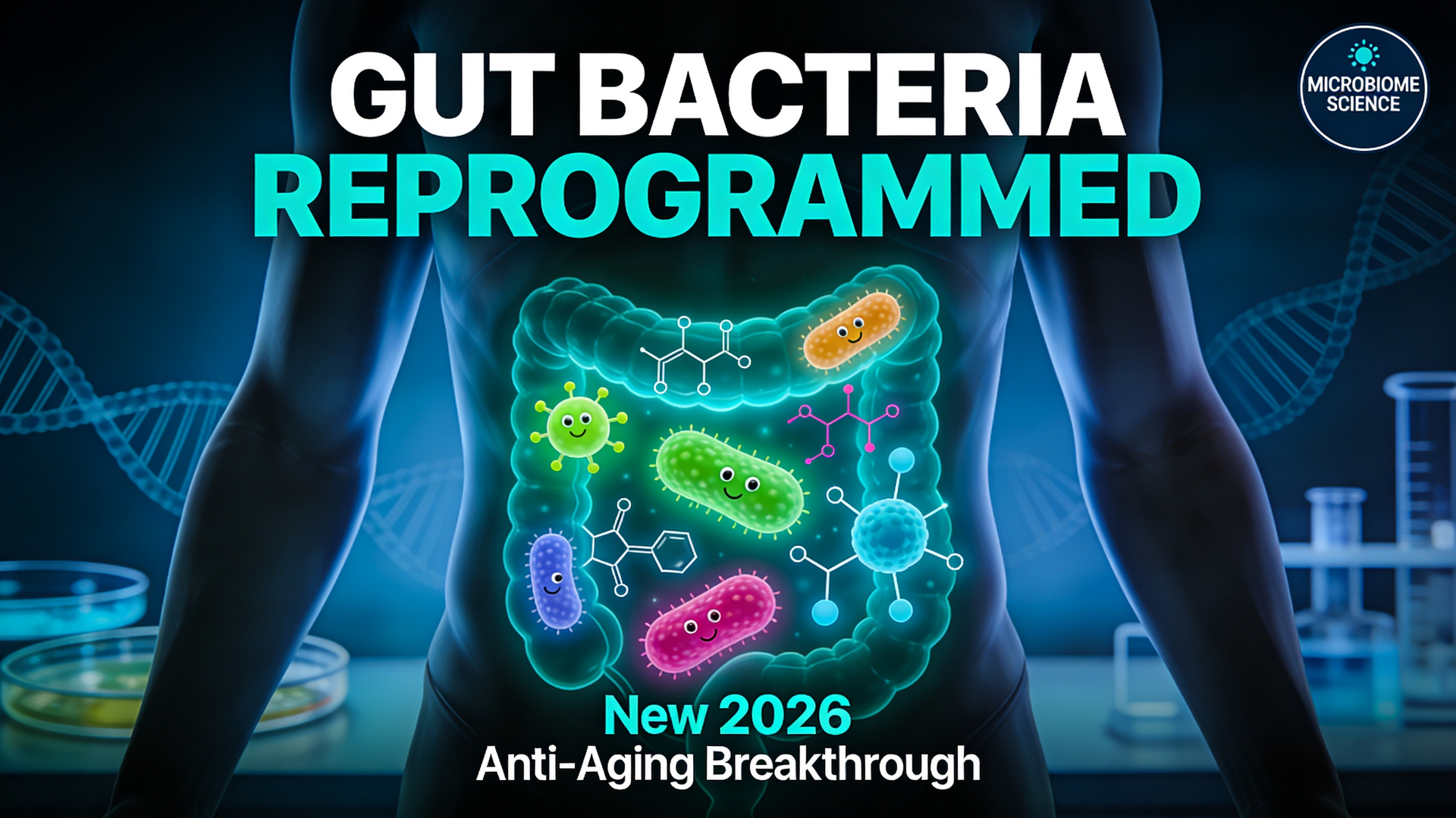 Gut Bacteria Reprogrammed: The 2026 Anti-Aging Breakthrough