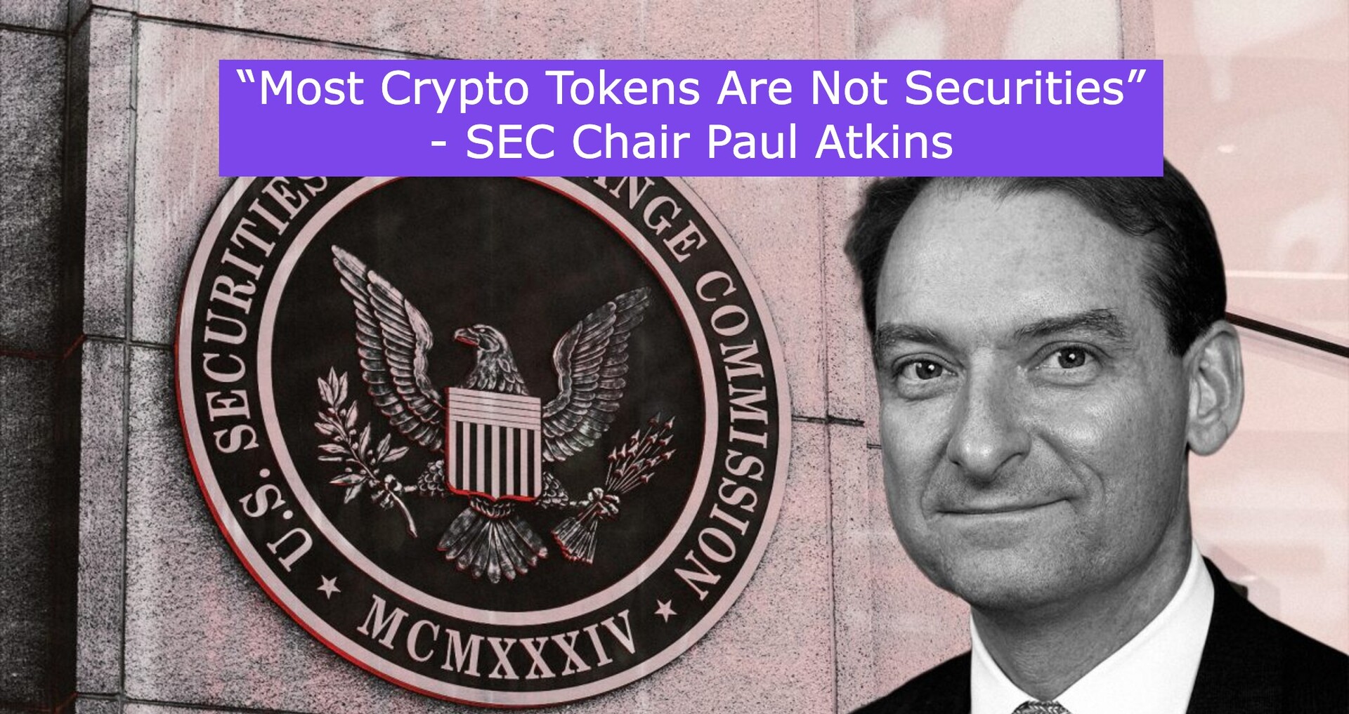 “Most Crypto Tokens Are Not Securities”