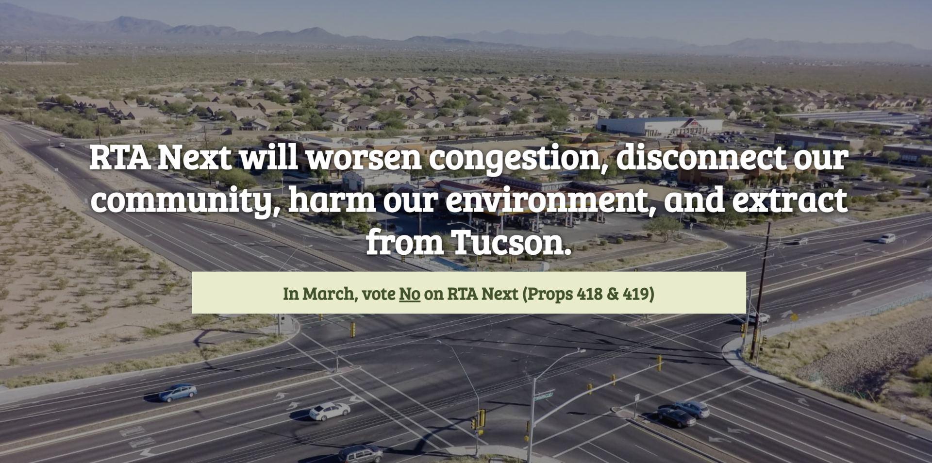 Tucson Deserves Better vs. the RTA Next 