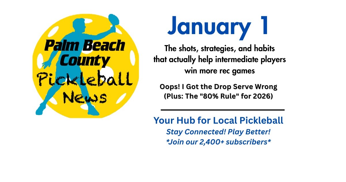 Oops! I Got the Drop Serve Wrong (Plus: The "80% Rule" for 2026)