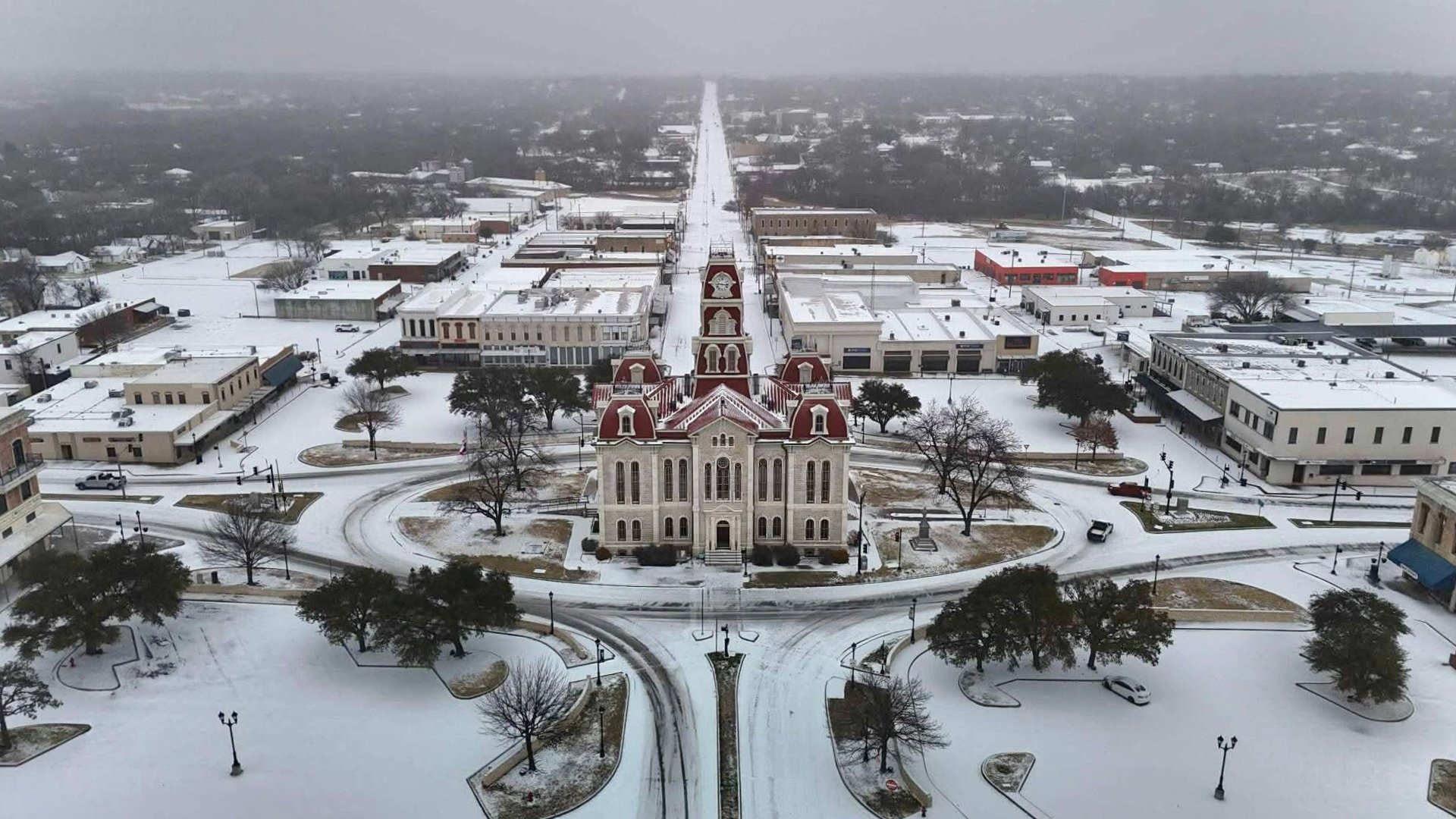 🤠 Winter Finally Shows up in Weatherford