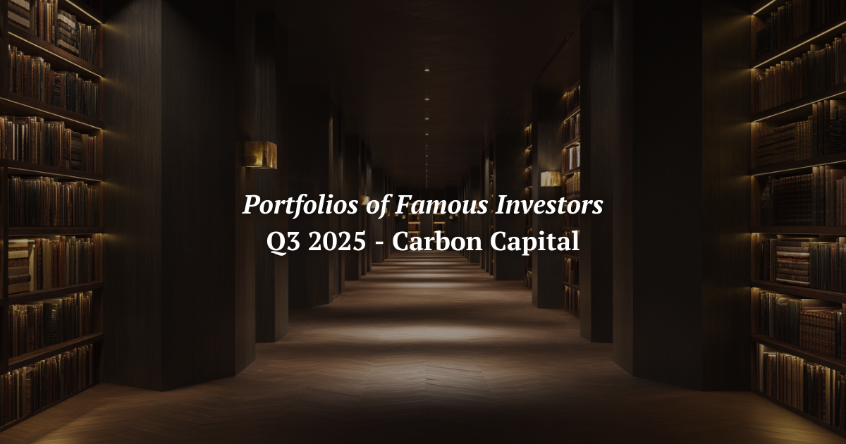 📖 Portfolios of Famous Investors (Q3 2025)