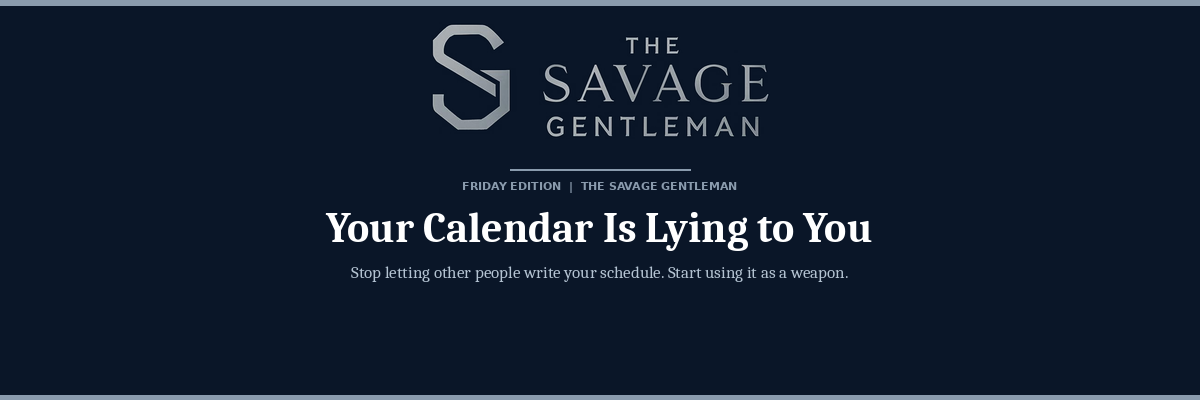 Your Calendar Is Lying to You