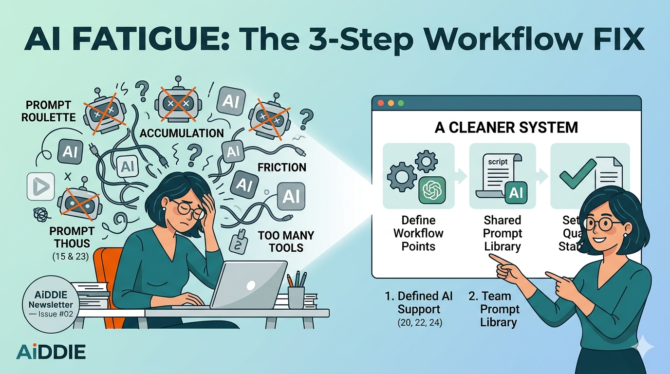 AI fatigue is a workflow problem. Here's the fix.