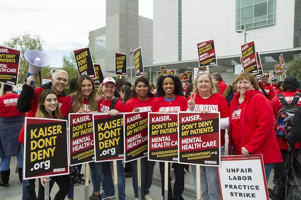 Kaiser Therapists Continue Strike Against Dangerously Long Wait Times for Therapy