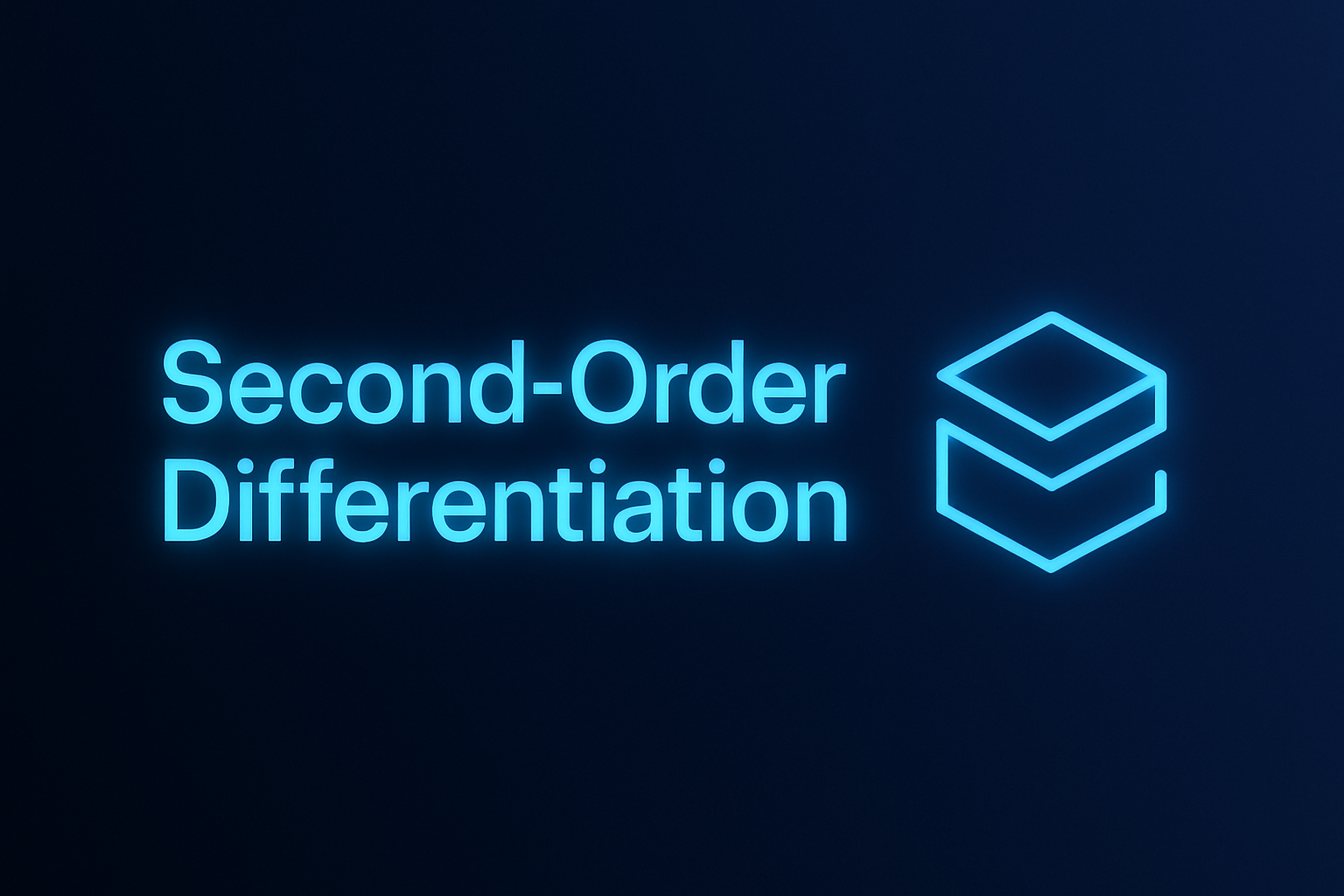 Second-Order Differentiation: Competing on How You Think, Not What You Build