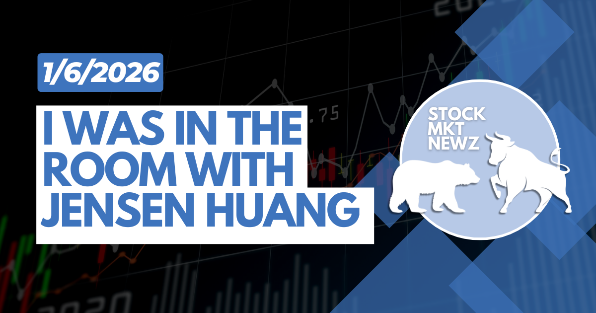 I WAS IN THE ROOM WITH JENSEN HUANG 