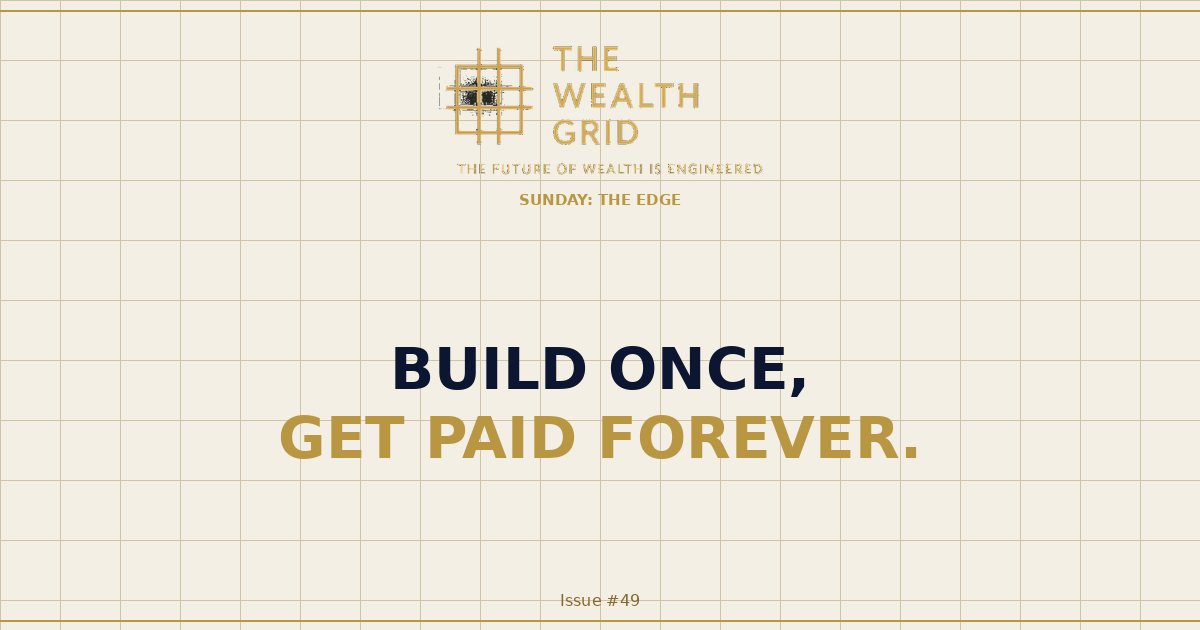 Build Once, Get Paid Forever