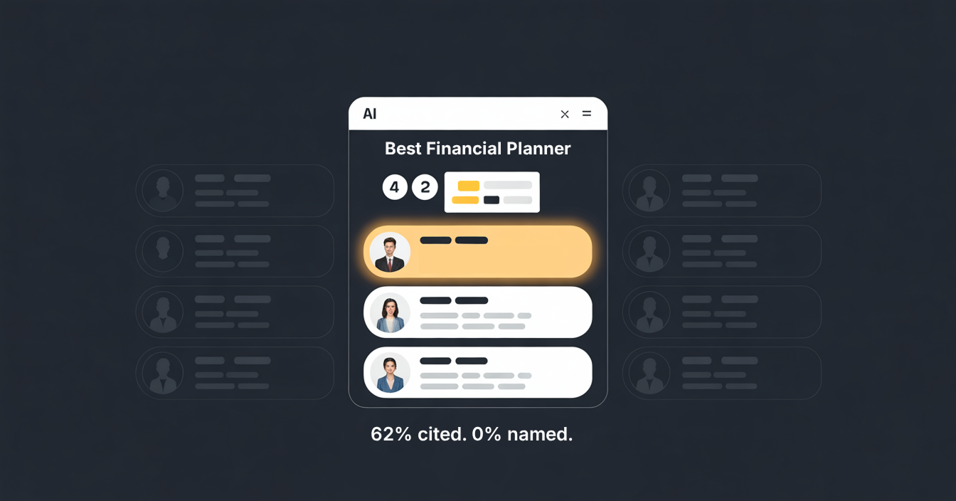 62% of AI citations never name your firm