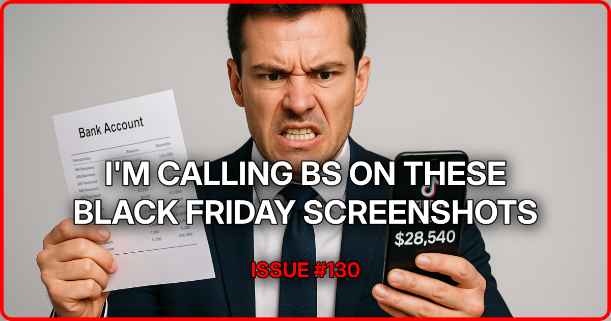 I'm calling BS on these Black Friday screenshots