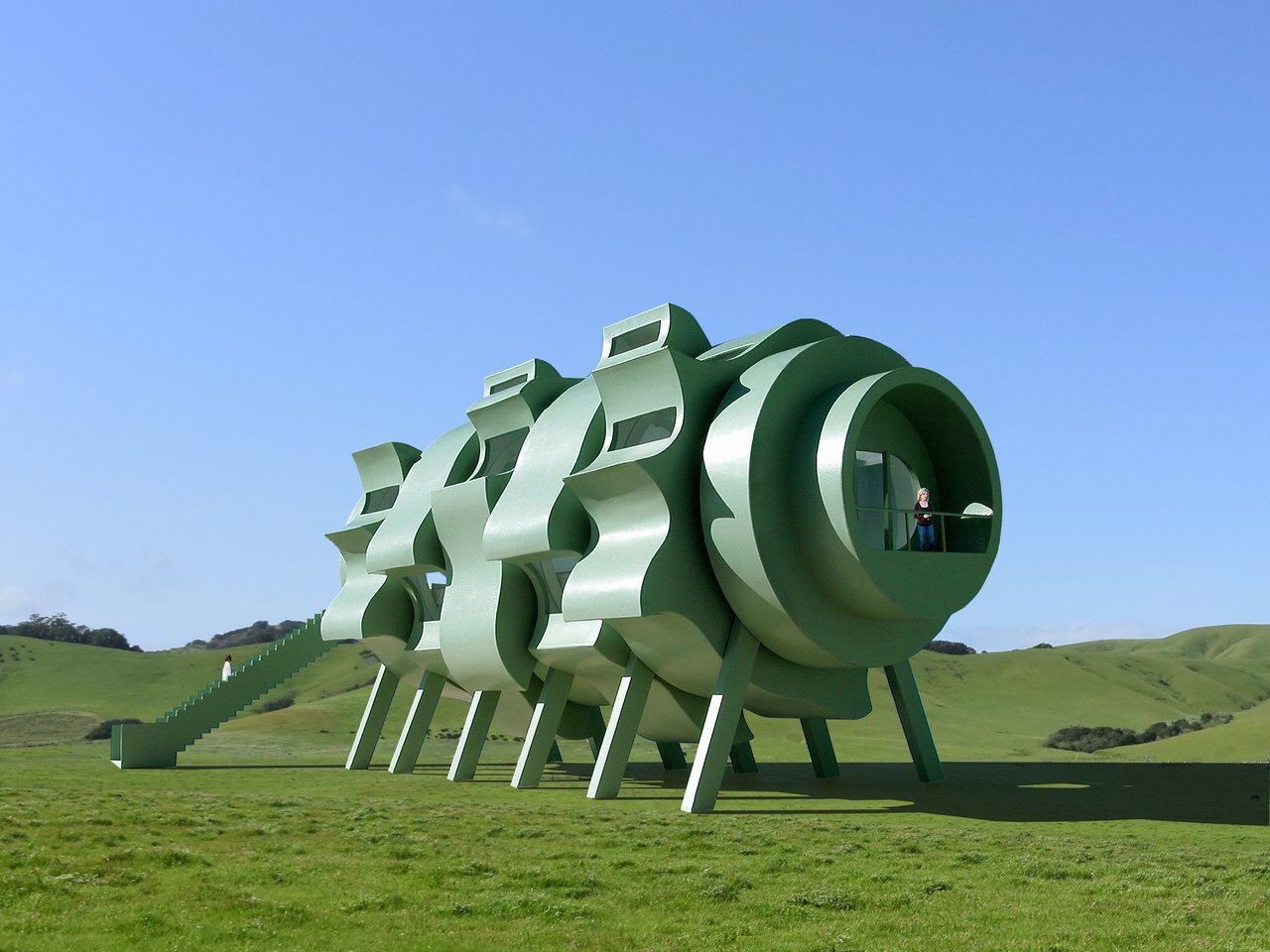 The Segmented House That Moves With the Sun