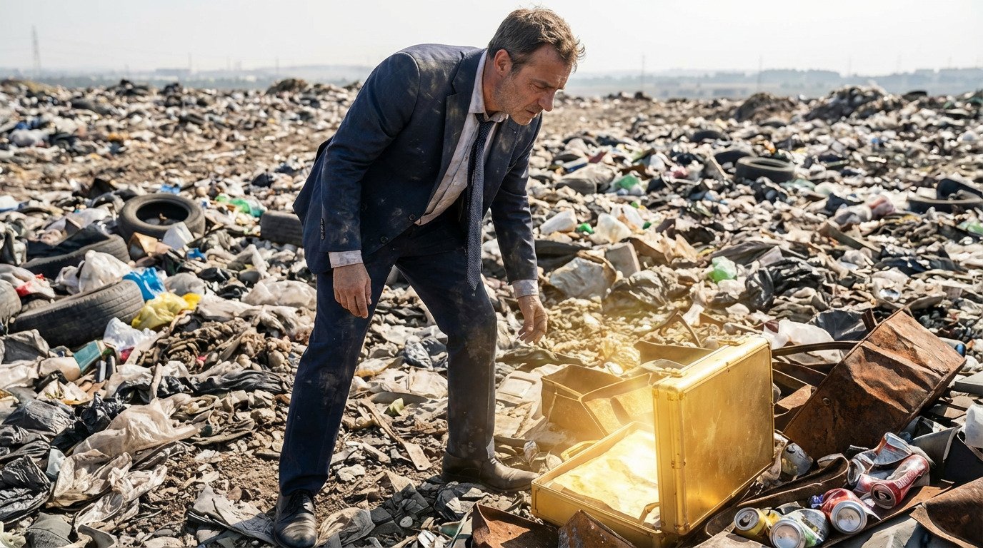 Dumpster Diving For Treasure