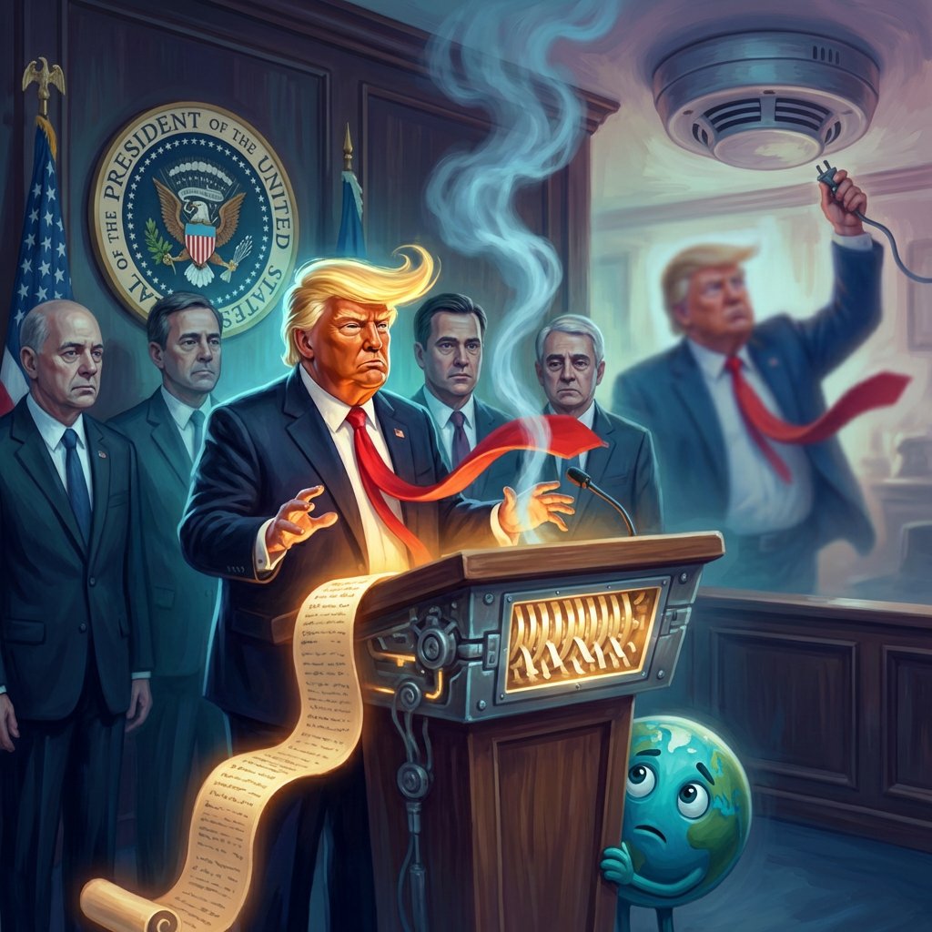 Trump Unscrews EPA Smoke Alarm During Fire, US Taxpayers Eat 99% of Tariffs 