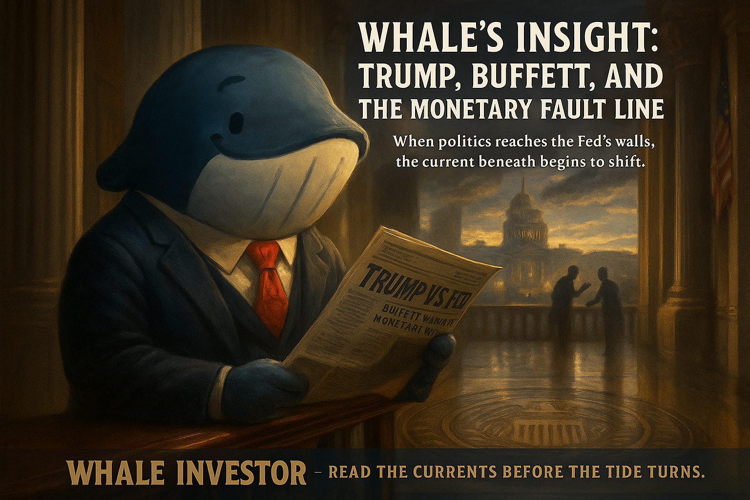 🐋 Whale’s Insight: Trump, Buffett, and the Monetary Fault Line