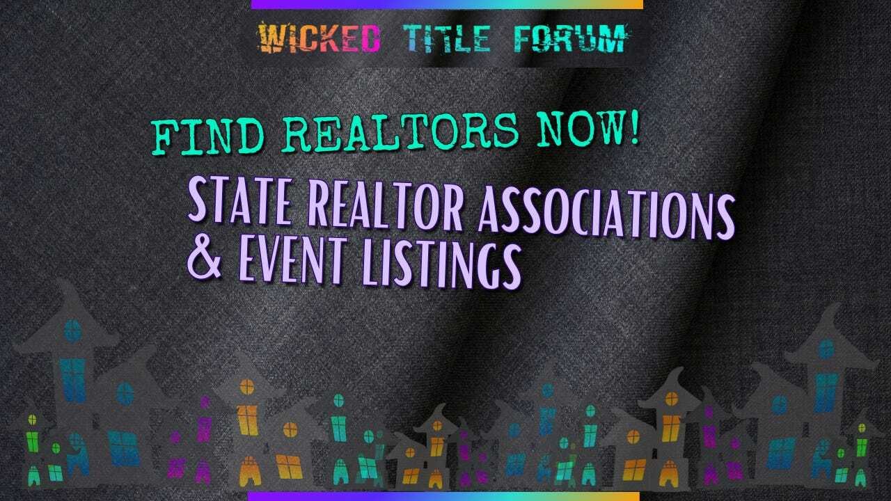 Find Realtors Now! State Realtor Associations & Event Listings 