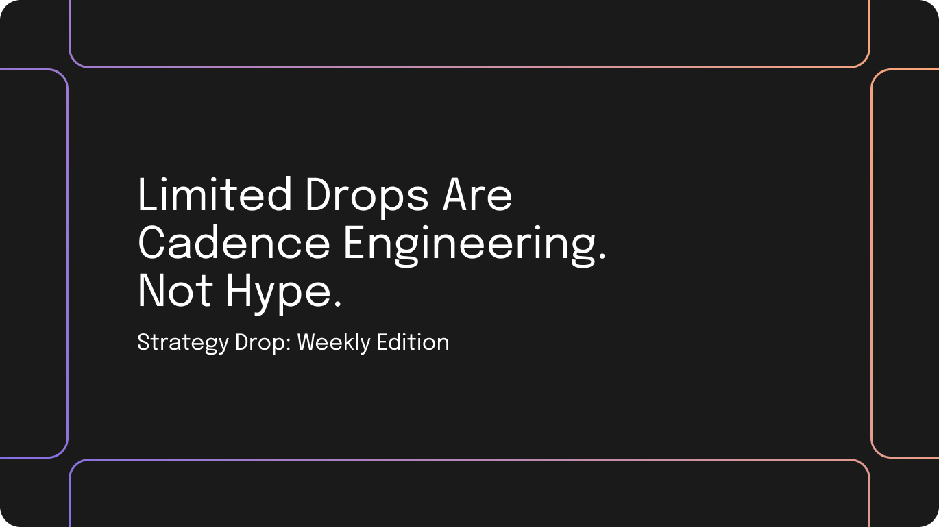 Drops are cadence engineering