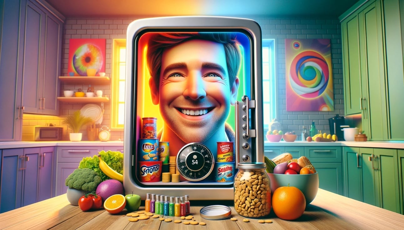 Genius “Kitchen Safe” idea To Curb His Cookie Addiction  → $150K/Month 