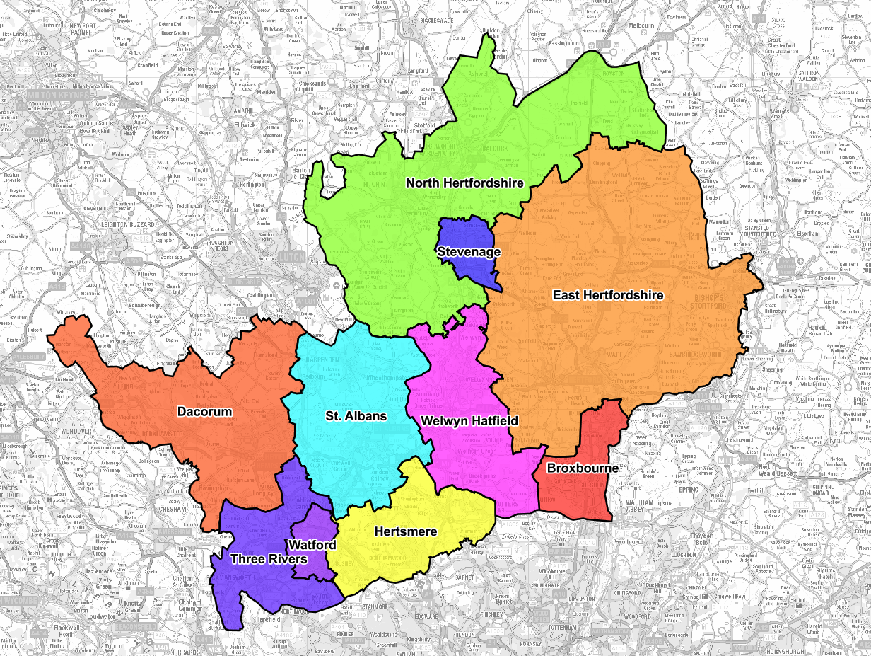 The New Shape of Hertfordshire: Local Government Reorganisation