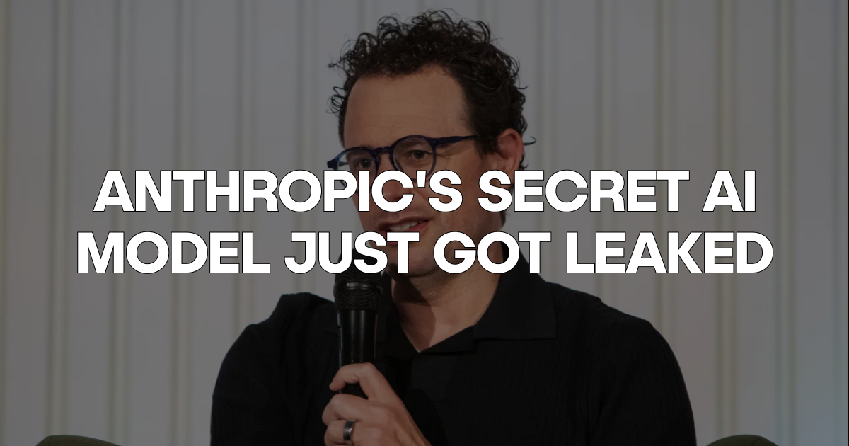 🚨 Anthropic's Secret AI Model Just Got Leaked